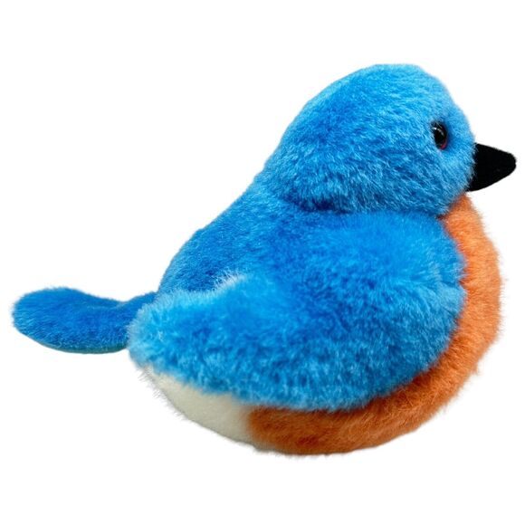 Wild Republic Audubon Eastern Bluebird 6" Plush Stuffed Realistic Bird Sounds - Picture 3 of 8